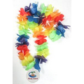 Silk Flower Lei with Round Light-Up Disk